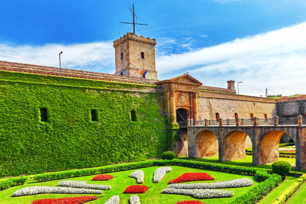 Spanien Barcelona Castillo de Montjuic