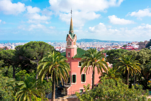 Spanien Barcelona Park Guell