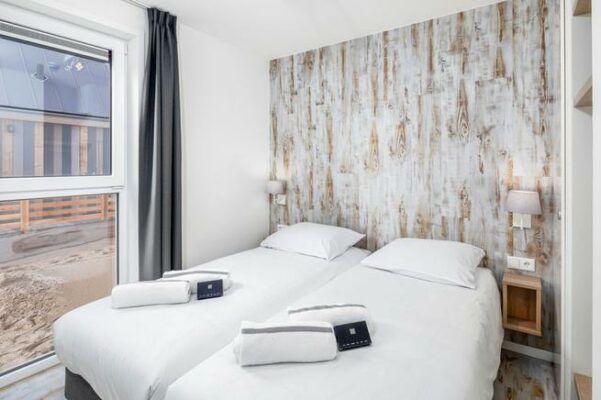 Strandhaus Nieuwvliet Bad Schlafzimmer