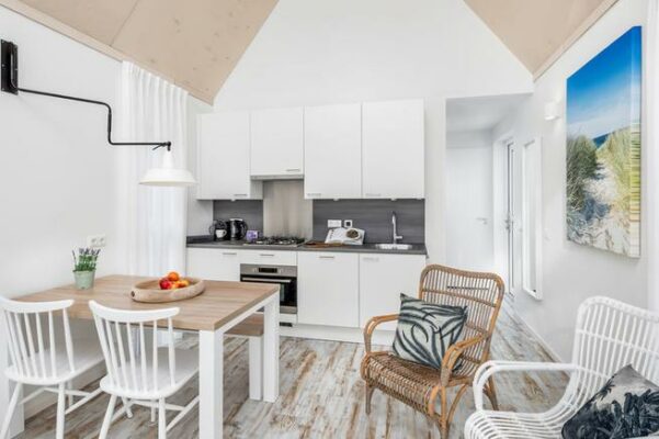 Strandhaus Nieuwvliet Bad Wohnbereich