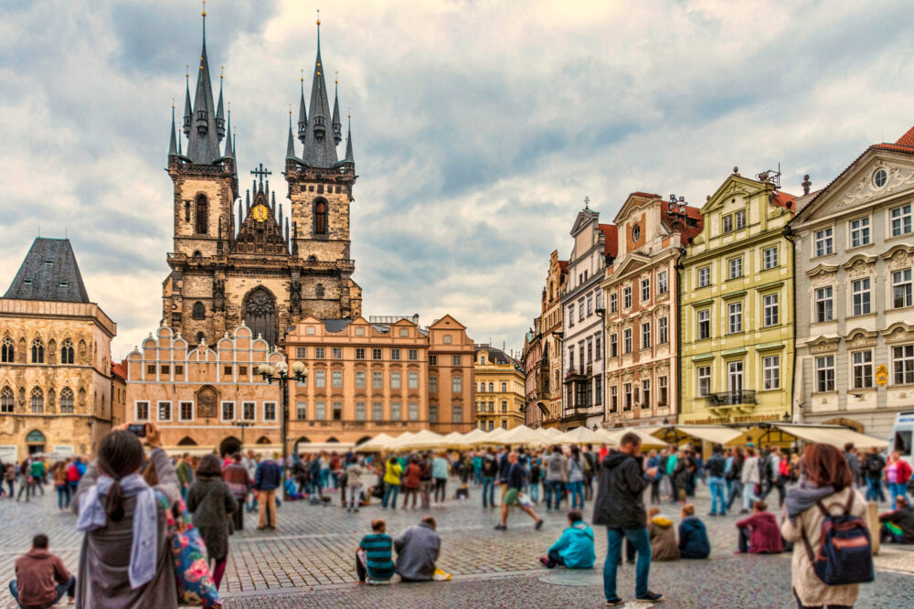 Tschechien Prag Wenzelsplatz