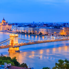 Ungarn Budapest Danube Brücke