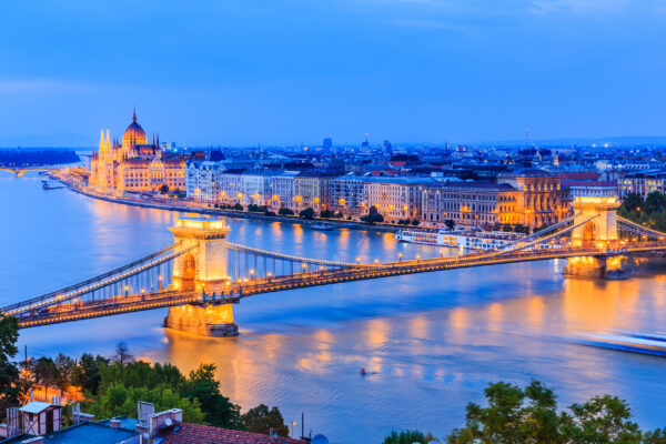 Ungarn Budapest Danube Brücke