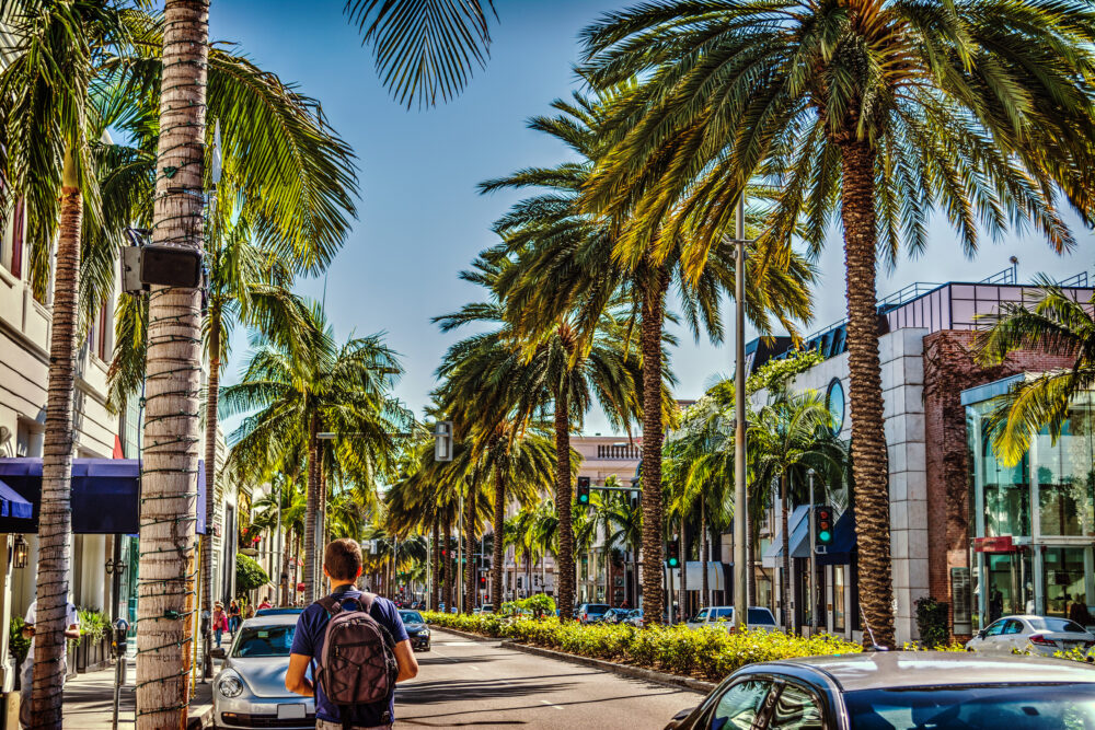 USA Los Angeles Rodeo Drive