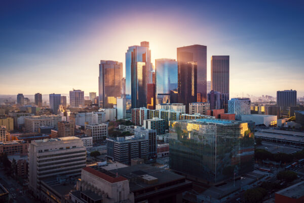 USA Los Angeles Sonnenuntergang