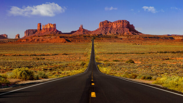 USA Monument Valley Highway