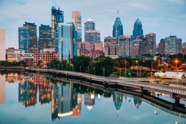 USA Philadelphia Skyline