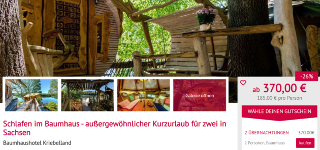 3 Tage Baumhaus