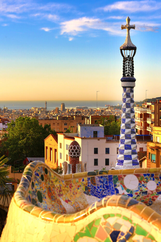 Barcelona Mauer Ausblick