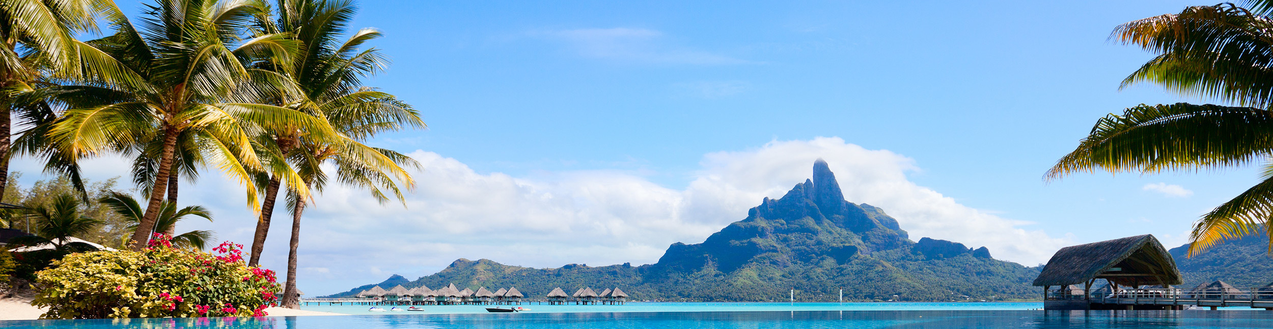 Bora Bora Otemanu Ausblick Panorama