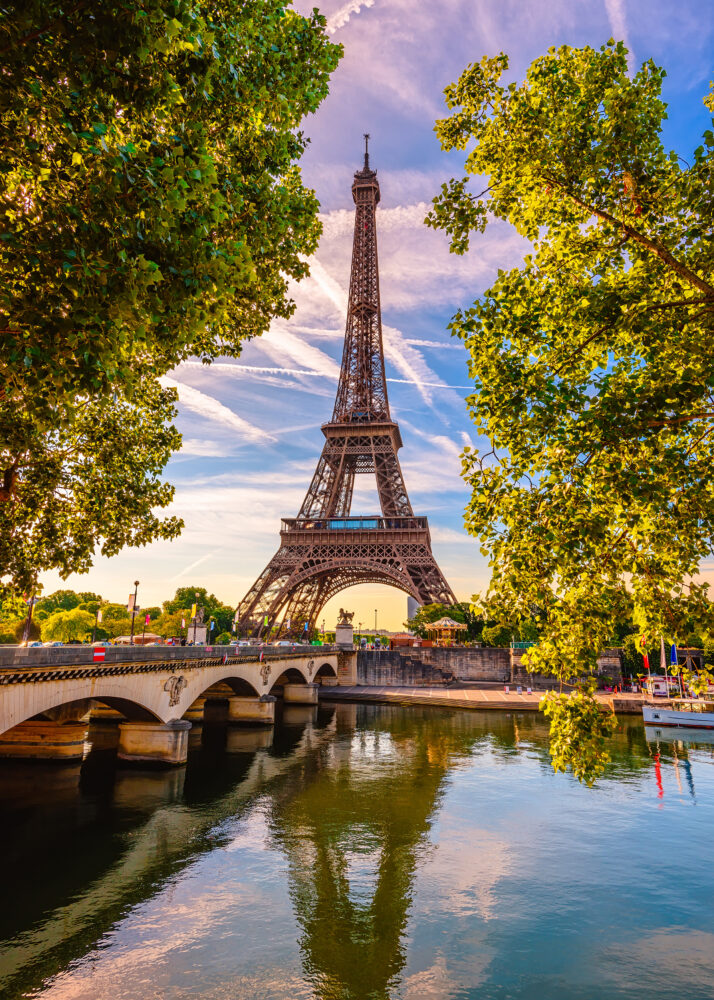 Frankreich Paris Eiffelturm Brücke
