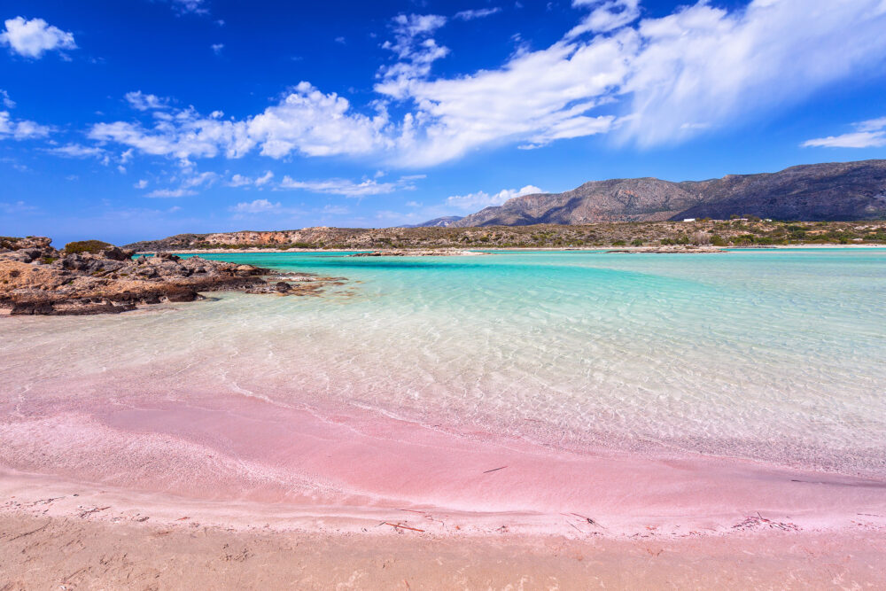 Griechenland Elafonissi Strand Pink