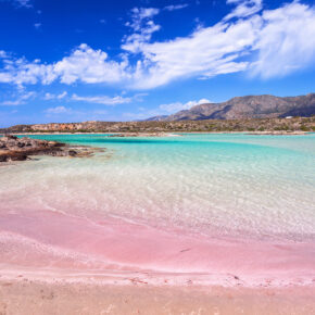 Griechenland Elafonissi Strand Pink