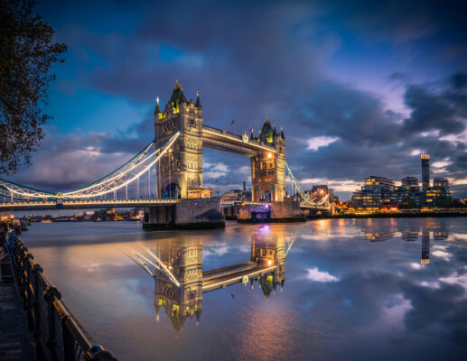 Großbritannien Tower Bridge Thames Reflexion