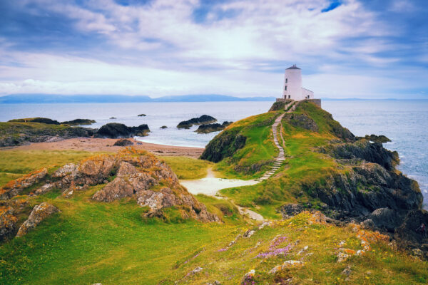 Großbritannien Wales Anglesey Leuchtturm