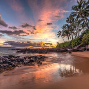 Hawaii Lanai Sonnenuntergang
