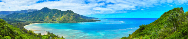 Hawaii Lion Rock Panorama