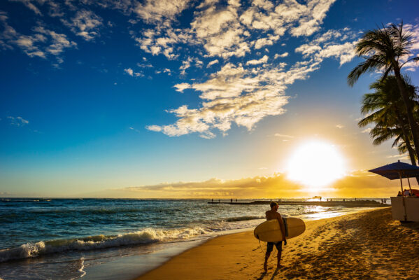 Hawaii Oahu Surfen