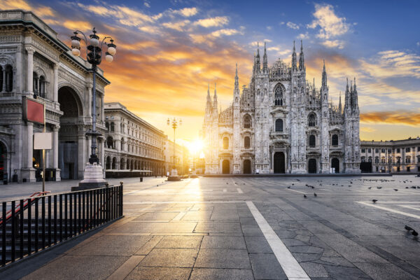 Italien Mailand Duomo Sunrise