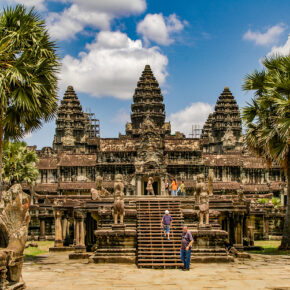 Kambodscha Angkor Wat vorne