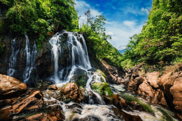 Vietnam Sapa Wasserfall