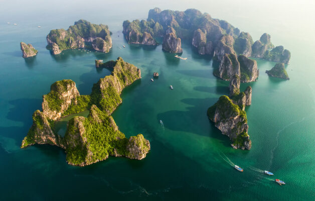 Vietnam Halong Bucht Overview