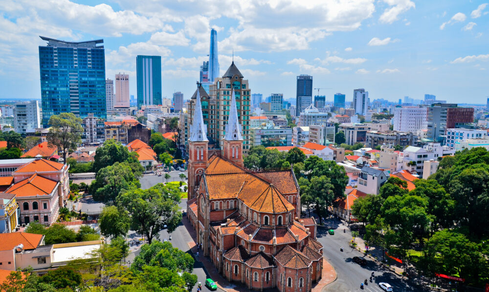 Vietnam Ho Chi Minh Stadt Notre Dame