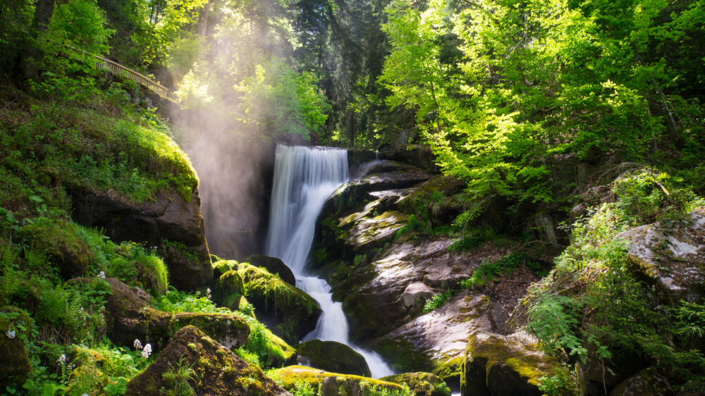 Deutschland Triberg Wasserfall