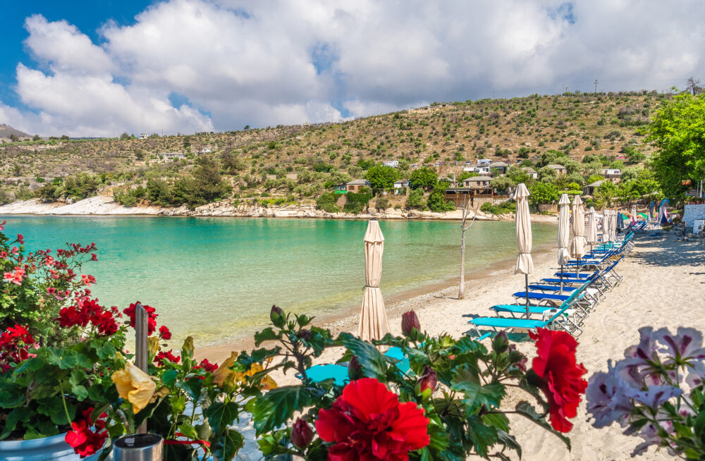 Griechenland Thassos Aliki Beach