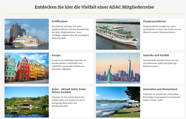 ADAC Reisen Mitglieder