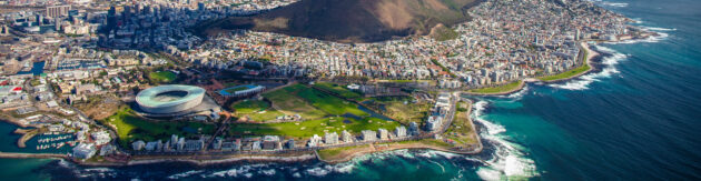 Südafrika Kapstadt von oben Panorama