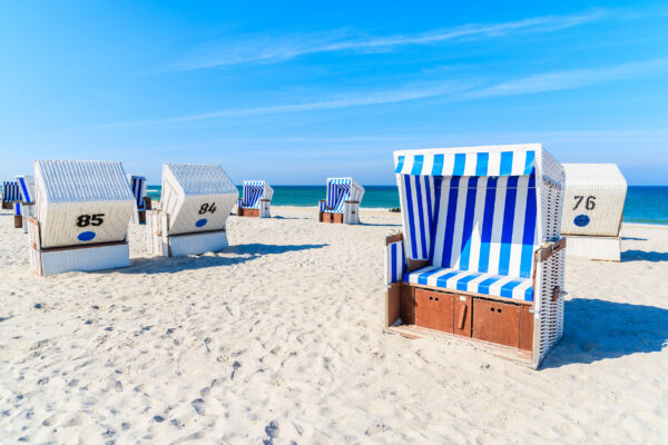 Deutschland Sylt Kampen Strandkorb