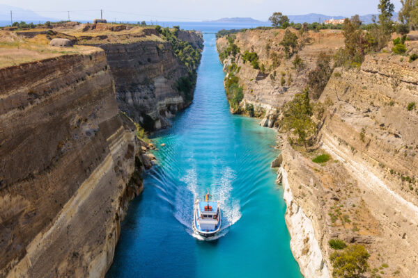 Griechenland Korinth Kanal