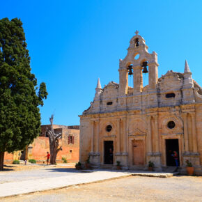 Griechenland Kreta Arkadi Kloster Griechenland Kreta Arkadi Kloster