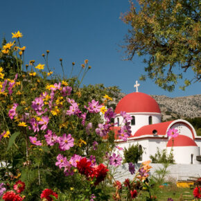 Griechenland Kreta Lassithi Plateau Marienkloster Griechenland Kreta Lassithi Plateau Marienkloster