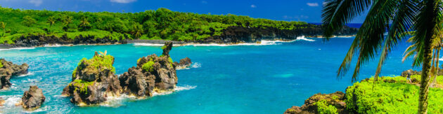 Hawaii Maui Road to Hana Panorama