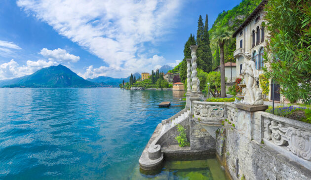 Italien Lake Como Baroque Park