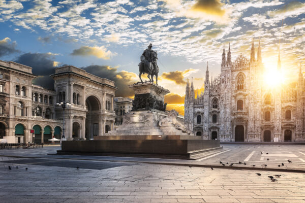 Italien Mailand Duomo Sunrise