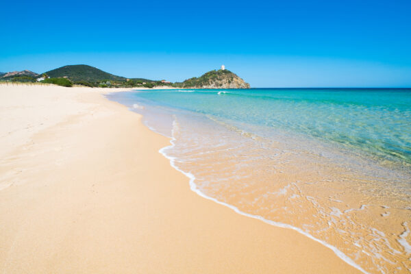 Italien Sardinien Chia Beach