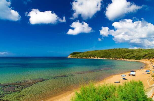 Italien Toskana Baratti Beach