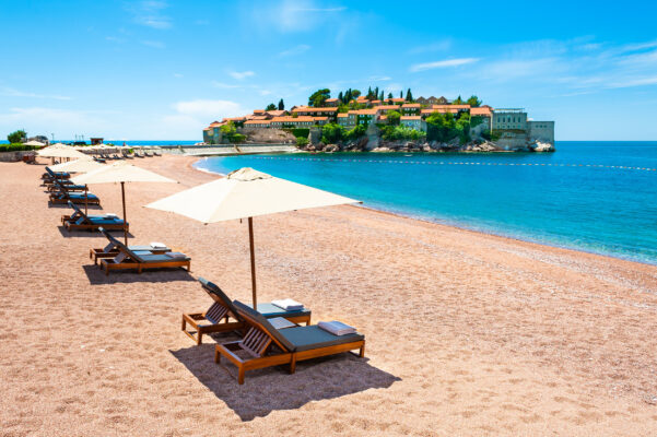 Montenegro Beach Sveti Stefan Island Budva