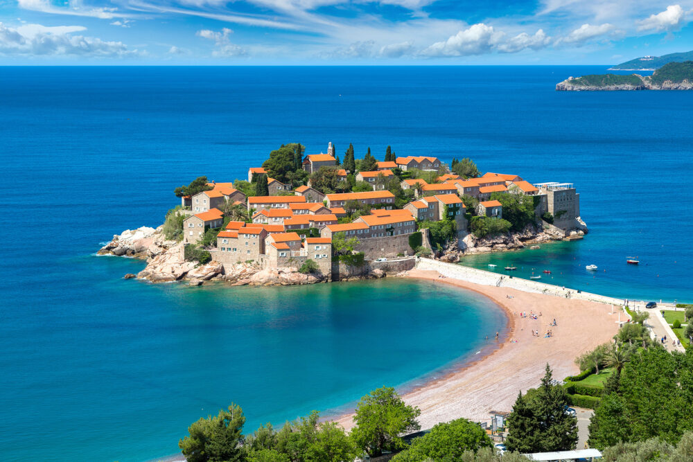 Montenegro Budva Sveti Stefan Island