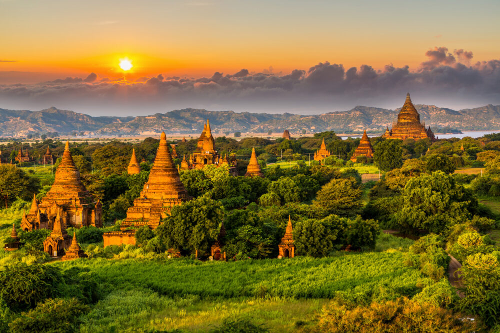 Myanmar Bagan Sunset