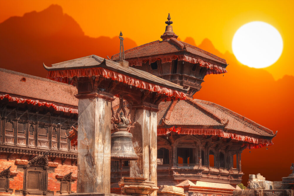Nepal Bhaktapur Tempel