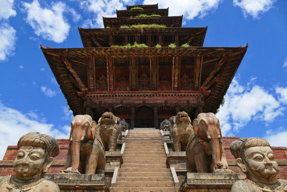 Nepal Nyatapola Tempel