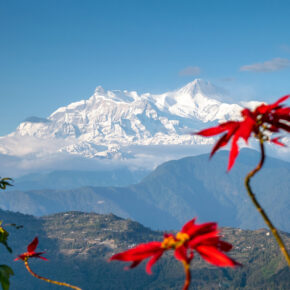 Nepal Pokhara Himalaya Ausblick