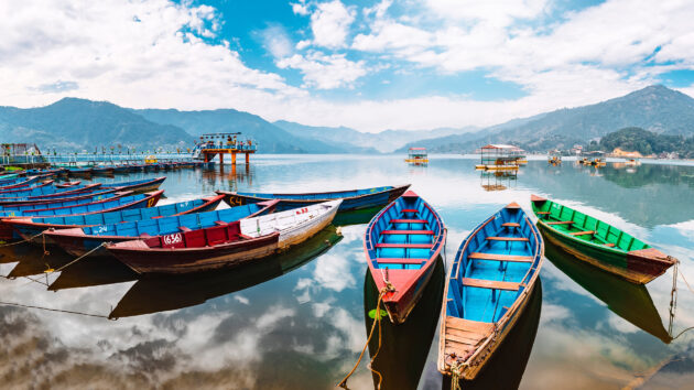 Nepal Pokhara See Lake Phewa