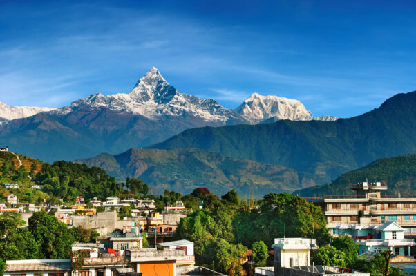 Nepal Pokhara Stadt
