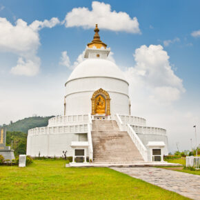 Nepal Pokhara World Peace Pagoda