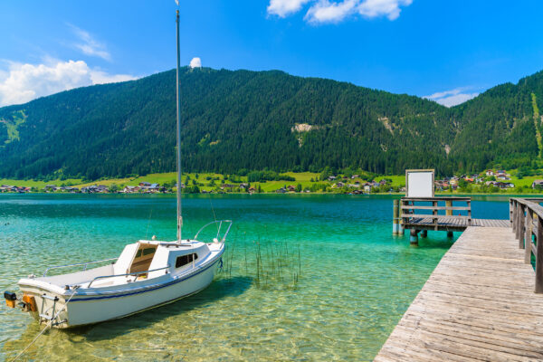 Österreich Weissensee Boot